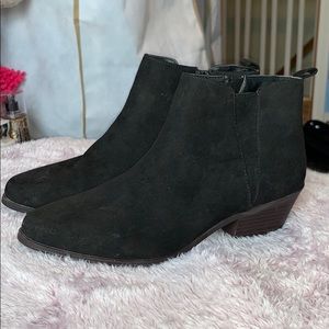 JustFab Black Booties